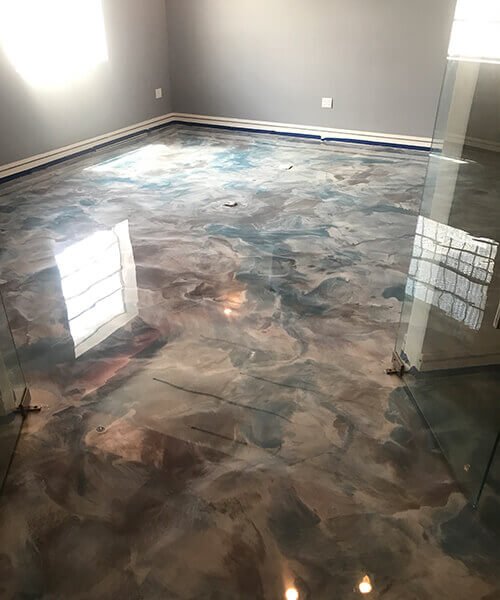 Epoxy Flooring in a room by Rejuvenate Flooring